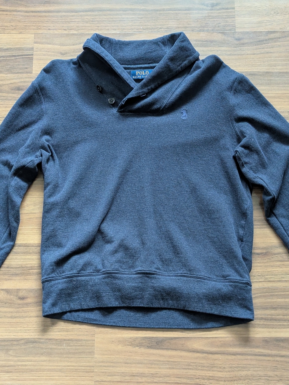 Polo Ralph Lauren Navy Shawl Collar Pullover